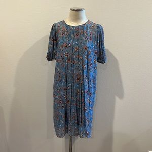 Anthropologie Sachin & Babi Marina Pleat Swing Dress